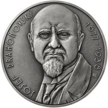 Josef Drahoňovský - 140. výročí narození stříbro patina